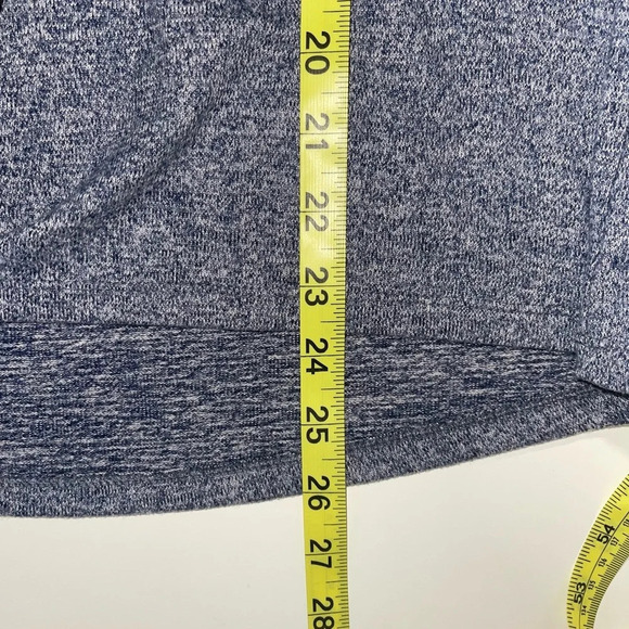 American Eagle Soft & Sexy Plush Blue Heathered V-neck Top Small Women’s - Picture 8 of 11